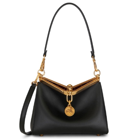 ETRO Vela Leather Shoulder Bag Small - Picture 1 of 7